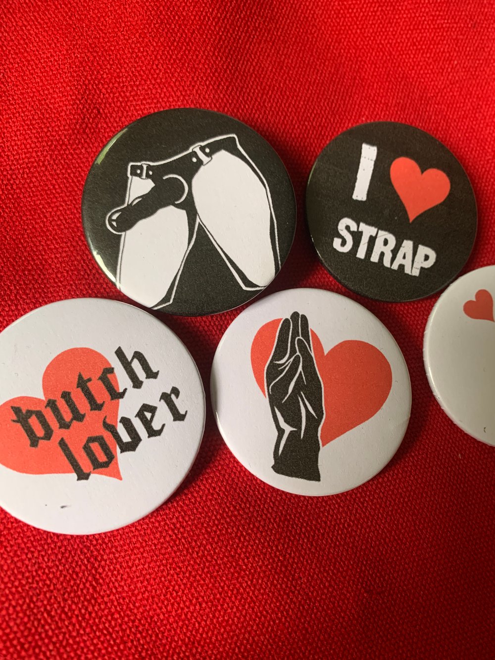 Butch lover badge pack