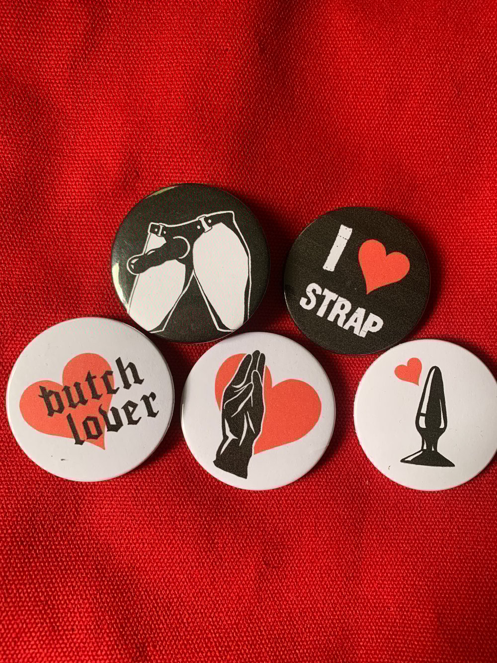 Butch lover badge pack