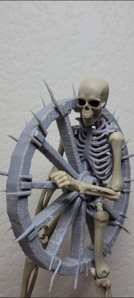 💀🛞BONE WHEEL SKELETON 🛞💀 | HFC 3d Prints