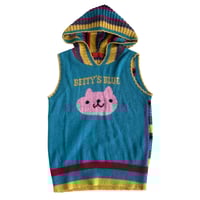 Image 1 of Betty's Blue hooded vest