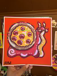 Pizza Snail Prints