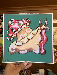 Mushroom Snail Prints