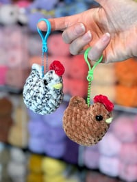 Image 1 of Assorted Chicken Keychains 