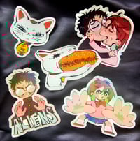 Image 2 of Dandadan Stickers (GLOW IN THE DARK)