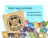 Herpetology Seconds Mystery Pins