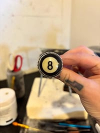 Image 5 of 8 ball statement ring sz 8.5