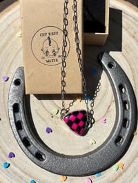 Image 3 of Pink and black Emo nite Necklace