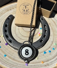 Image 1 of Chonky 8 ball necklace