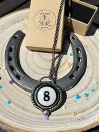 Image 3 of Chonky 8 ball necklace