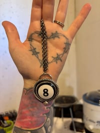 Image 4 of Chonky 8 ball necklace