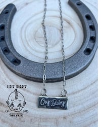 Image 2 of Cursive Nameplate Necklace 