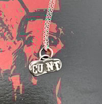 Image 4 of Goth Font Nameplate Necklace
