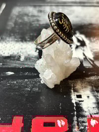 Image 2 of Black Scorpion Ring Sz 9.5