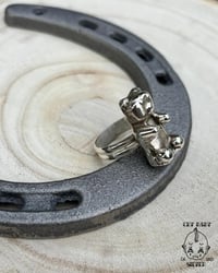 Image 2 of Sand casted Gummy Bear Ring