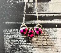 Image 2 of Pink + Black Mini Naja necklace