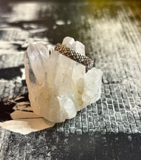 Image 1 of Snakeskin Stacker Ring