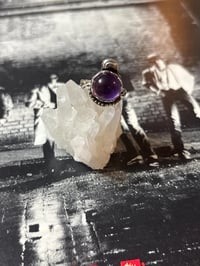 Image 1 of Amethyst stacker ring
