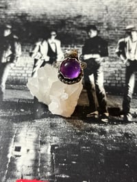 Image 2 of Amethyst stacker ring