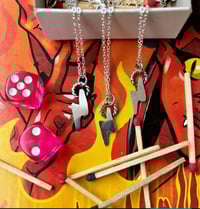 Image 1 of Silver Lighting Necklace