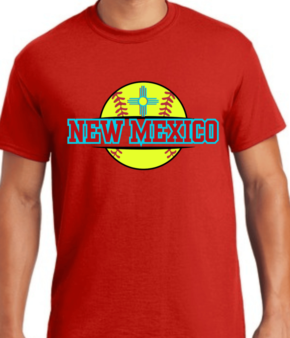 Image of Red New Mexico Tee