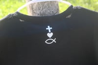 Image 3 of Christian T-Shirt - Chosen | Blessed | Forgiven | Redeemed