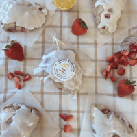Strawberry Lemon Scone