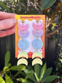 Moon garden earrings 