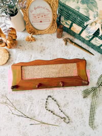Image 1 of rattan wall hanger