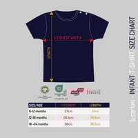 Image 3 of "Love your Face" Soft blue infant t-shirt