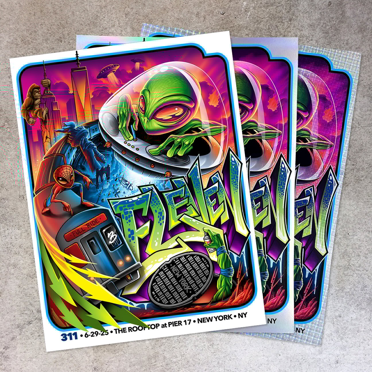 【ポスター】FINAL 「OPEN」 Official diptych poster set for Avenged Sevenfold's shows