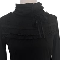 Image 2 of Axes Femme Long Black Top