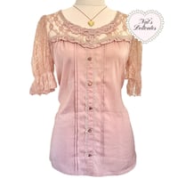 Image 1 of Axes Femme Pink Blouse