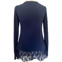 Image 4 of Axes Femme Long Navy Top