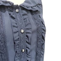 Image 2 of Axes Femme Long Navy Blouse