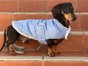 Image of Blue Puffer Coat