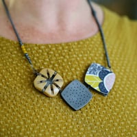 Image 2 of Flo's triptych necklace