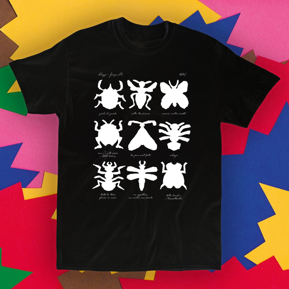 Image of Giorgio Poi: T-Shirt INSETTARIO nera