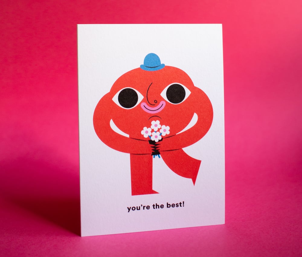 Image of You're the best! Greeting Card
