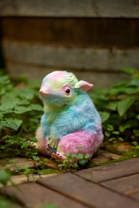 Image 1 of Pastel rainbow tie-dye Gamusino Artdoll [IN STOCK]