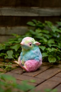 Image 7 of Pastel rainbow tie-dye Gamusino Artdoll [IN STOCK]
