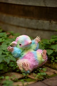 Image 9 of Pastel rainbow tie-dye Gamusino Artdoll [IN STOCK]