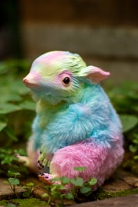 Image 2 of Pastel rainbow tie-dye Gamusino Artdoll [IN STOCK]