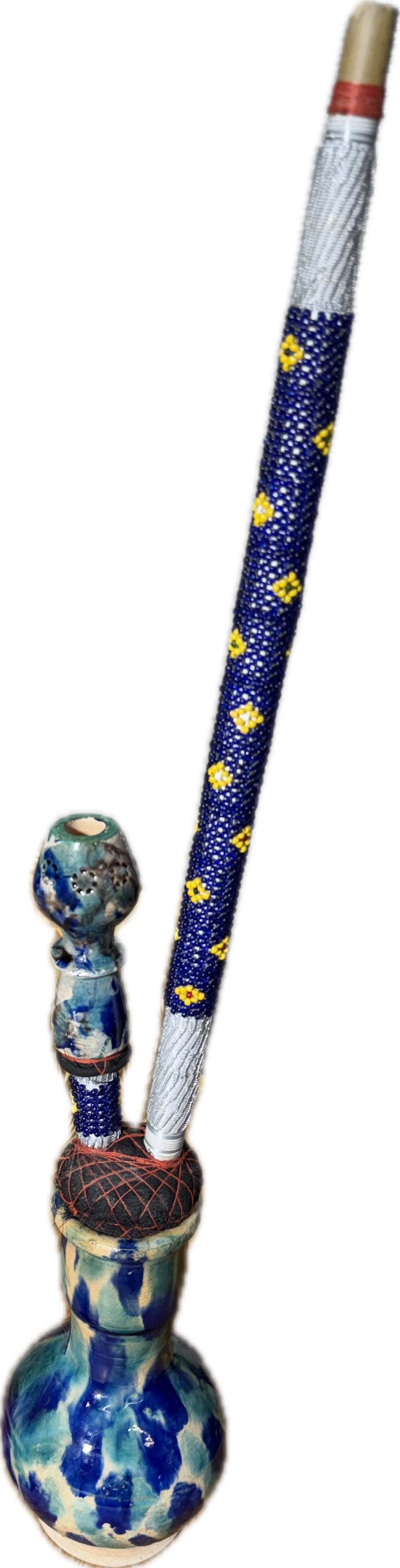 Chillam afghani small - bright blue hue