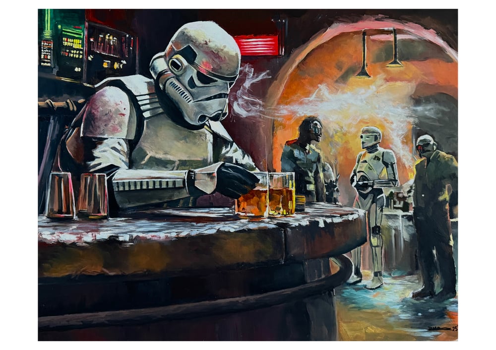 Image of PRE ORDER - "I've got a bad feeling about this" Under the Influence Art Show A2 Print