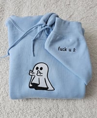 Image 8 of Ghost Middle Finger Hoodies