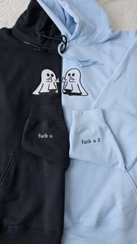 Image 5 of Ghost Middle Finger Hoodies