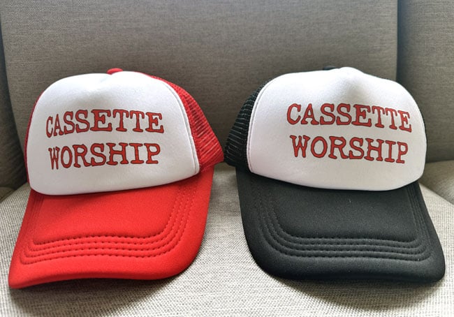 CASSETTE WORSHIP TRUCKER HAT