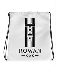 Rowan-Oak branded drawstring bag