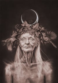 GREAT GRANDMOTHER sepia silver small edition