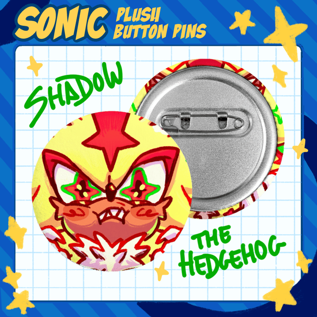 Sonic Plush pins